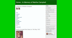 Desktop Screenshot of martha-campbell.com