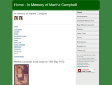 Tablet Screenshot of martha-campbell.com